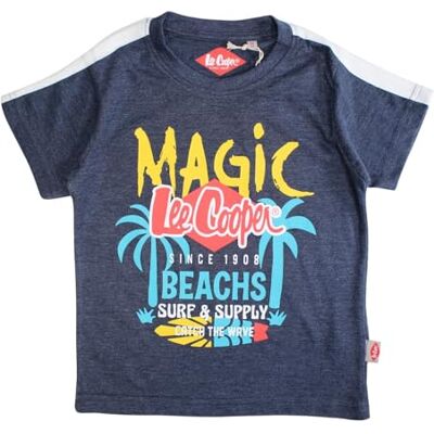Lee Cooper Pojke T-shirt kortärmad topp bomull marinblå 10 år, Marin, 10 �r Lee Cooper Pojke T-shirt kortärmad topp bomull marinblå 10 år, Marin, 10 �r