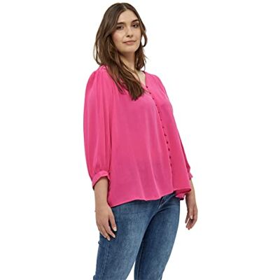Peppercorn Dam Danea 3/4 ärm blus kurva, magenta rosa, 20, Magenta rosa, 46 SE/Plus Peppercorn Dam Danea 3/4 ärm blus kurva, magenta rosa, 20, Magenta rosa, 46 SE/Plus