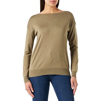 KAFFE dam pullover Mala stickad lös passform långärmad tröja, sjöjungfru, XXL KAFFE dam pullover Mala stickad lös passform långärmad tröja, sjöjungfru, XXL