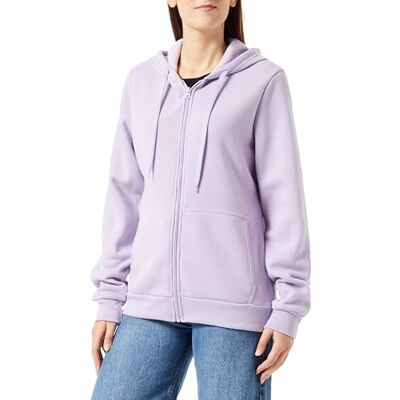 LIBBI Snygg huvtröja för kvinnor, med dragkedja, polyester, lavendel, storlek M, Lavendel, M LIBBI Snygg huvtröja för kvinnor, med dragkedja, polyester, lavendel, storlek M, Lavendel, M