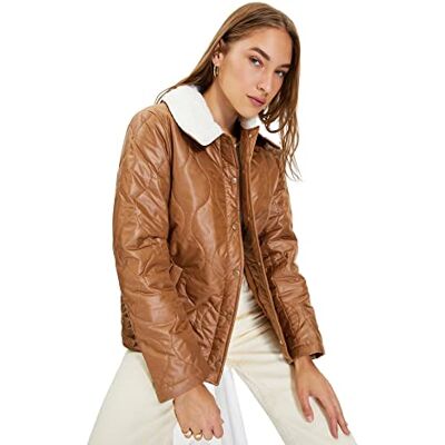 Trendyol Jacka Brun, Camel, S Trendyol Jacka Brun, Camel, S