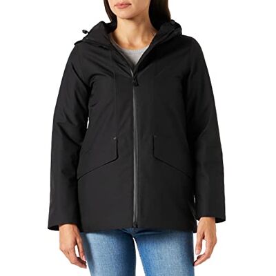 Geox Women's W GENDRY jacka, svart, 42 Geox Women's W GENDRY jacka, svart, 42