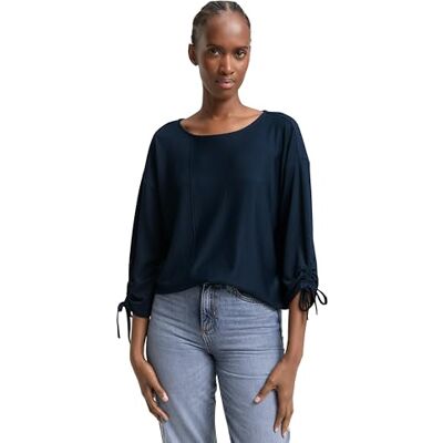TOM TAILOR Denim T-shirt för kvinnor, 38822 – Mörkt havsvätska, L TOM TAILOR Denim T-shirt för kvinnor, 38822 – Mörkt havsvätska, L