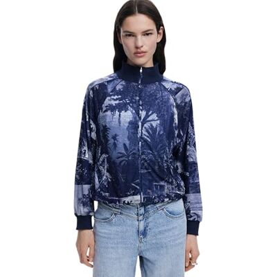 Desigual Sweat_LITOGRAPHY_LACROIX, 5000 Navy, S, Blå, S Desigual Sweat_LITOGRAPHY_LACROIX, 5000 Navy, S, Blå, S