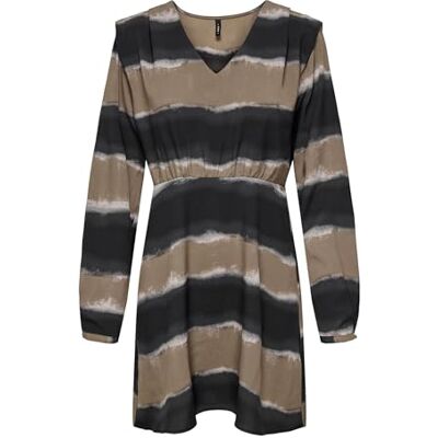ONLY Onlnova Life Elite L/S Monica Dress AOP, Phantom/Aop: 597 slipsfärg, M ONLY Onlnova Life Elite L/S Monica Dress AOP, Phantom/Aop: 597 slipsfärg, M