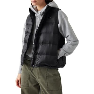Levi's Dam Polly Packable väst, Kaviar, S Levi's Dam Polly Packable väst, Kaviar, S