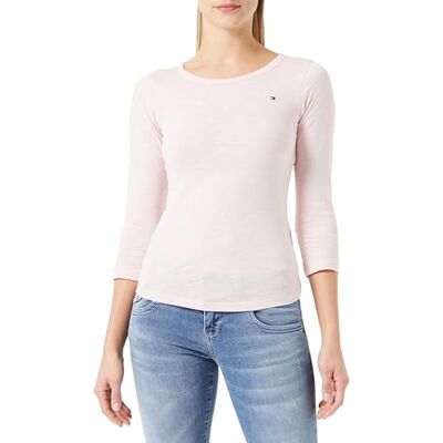 Tommy Hilfiger Kvinnor 1985 Slim Slub Open-Nk 3/4 SLV L/S stickade toppar, rosa, XS, Nyckfull rosa, XS Tommy Hilfiger Kvinnor 1985 Slim Slub Open-Nk 3/4 SLV L/S stickade toppar, rosa, XS, Nyckfull rosa, XS
