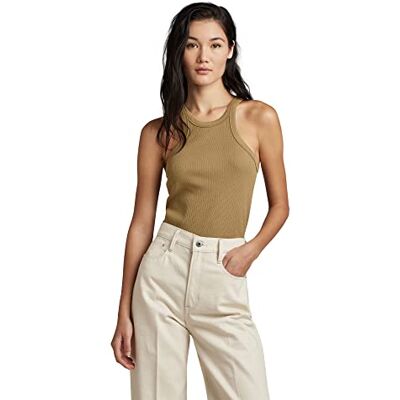 G-STAR RAW Dam Italian Army Ultra Slim Tank Top wmn t-shirt, beige/khaki (Safari D22768-D289-B444), M, Beige/khaki (Safari D22768-d289-b444), M G-STAR RAW Dam Italian Army Ultra Slim Tank Top wmn t-shirt, beige/khaki (Safari D22768-D289-B444), M, Beige/khaki (Safari D22768-d289-b444), M