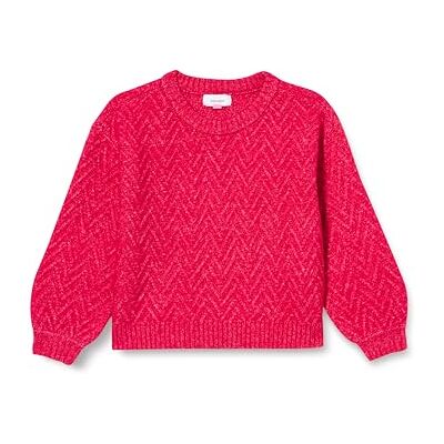 VERO MODA Bestseller A/S VMELLA LS O-hals tröja GA Girl NOOS, Fuchsia Purple/Detail:melange, 52/54 SE VERO MODA Bestseller A/S VMELLA LS O-hals tröja GA Girl NOOS, Fuchsia Purple/Detail:melange, 52/54 SE