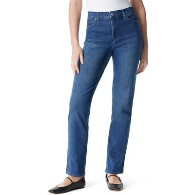 Gloria Vanderbilt damjeans, klassiska, standard, avsmalnande Amanda-jeans, 42 lång Gloria Vanderbilt damjeans, klassiska, standard, avsmalnande Amanda-jeans, 42 lång