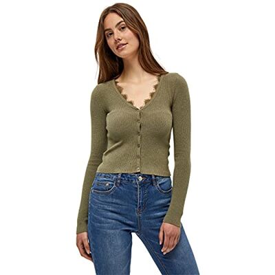 DESIRES DITA spets cardigan tröja, Sjöjungfru grön, XXL DESIRES DITA spets cardigan tröja, Sjöjungfru grön, XXL