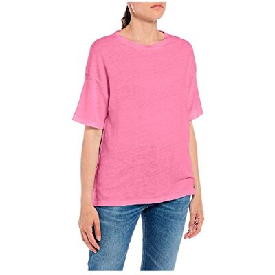 Replay Dam W3786 T-shirt, 307 Candy PINK, XXS, 307 Candy Pink, XXS Replay Dam W3786 T-shirt, 307 Candy PINK, XXS, 307 Candy Pink, XXS