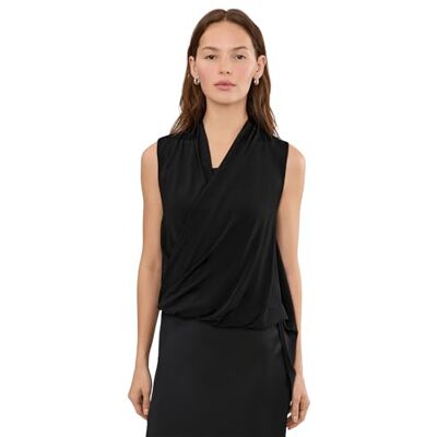 AllSaints Dam Adaline Top Regular Top, svart, UK 10/US 6 AllSaints Dam Adaline Top Regular Top, svart, UK 10/US 6