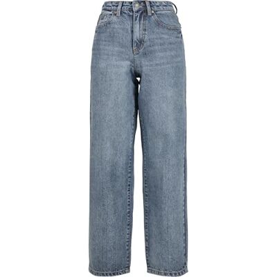 Urban Classics Byxor för kvinnor, Bläck ljus blå tvättad, 32 SE Urban Classics Byxor för kvinnor, Bläck ljus blå tvättad, 32 SE