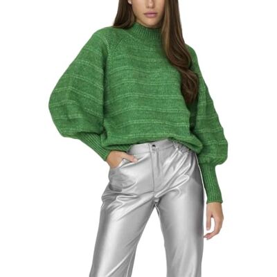 ONLY Bestseller A/S Dam ONLCELINA Life LS HIGH KNT NOOS tröja, Island Green/detalj:Melange, XS, Island Green/Detail:melange, XS ONLY Bestseller A/S Dam ONLCELINA Life LS HIGH KNT NOOS tröja, Island Green/detalj:Melange, XS, Island Green/Detail:melange, XS