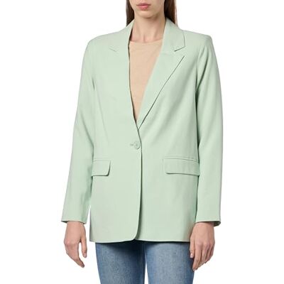 VERO MODA Damer Vmcarmen Ls Loose Noos Blazer, Siltgrön, XL VERO MODA Damer Vmcarmen Ls Loose Noos Blazer, Siltgrön, XL