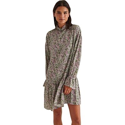 NA-KD kvinnor – moderskap Frill Detail Mini Dress Ledig klänning NA-KD kvinnor – moderskap Frill Detail Mini Dress Ledig klänning