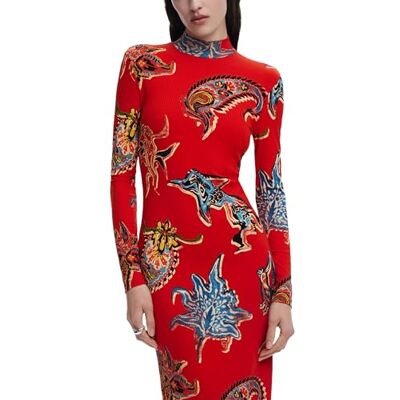 Desigual Vest_Melted PAISLEYS_LACROI, 3136 Röd, M, Röd, M Desigual Vest_Melted PAISLEYS_LACROI, 3136 Röd, M, Röd, M