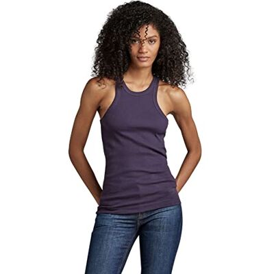 G-STAR RAW Kvinnors Italian Army Ultra Slim Tank Top T-shirt, lila (kollila D289-0013), M, Lila (Carbonne Purple D289-0013), M G-STAR RAW Kvinnors Italian Army Ultra Slim Tank Top T-shirt, lila (kollila D289-0013), M, Lila (Carbonne Purple D289-0013), M