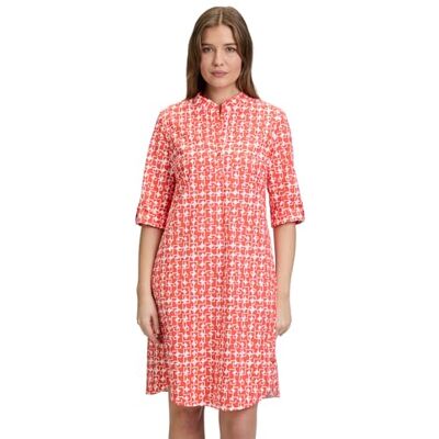 Vera Mont sommarklänning för kvinnor, av Robe Légère, vit/orange, 40 Vera Mont sommarklänning för kvinnor, av Robe Légère, vit/orange, 40