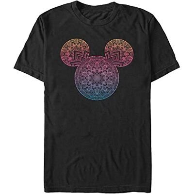 Disney Unisex Musse Mandala Fill ekologisk kortärmad t-shirt, svart, XL, svart, XL Disney Unisex Musse Mandala Fill ekologisk kortärmad t-shirt, svart, XL, svart, XL