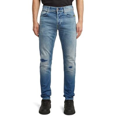 G-STAR 3301 smala jeans, Flerfärgad (Faded New Moon Restored 51001-c052-h443), 29W / 34L G-STAR 3301 smala jeans, Flerfärgad (Faded New Moon Restored 51001-c052-h443), 29W / 34L