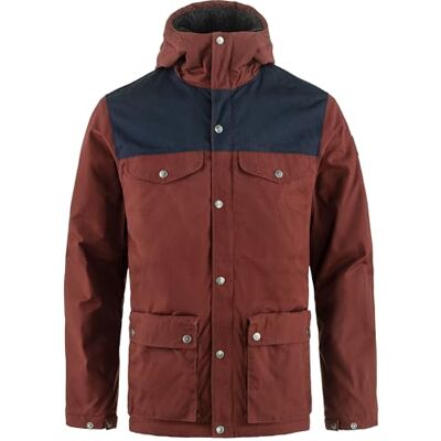 Fjällräven FJALLRAVEN 87122-352-555 Greenland vinterjacka M jacka dam rödbrun marinblå storlek L Fjällräven FJALLRAVEN 87122-352-555 Greenland vinterjacka M jacka dam rödbrun marinblå storlek L