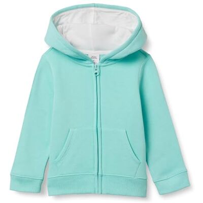 Amazon Essentials Flicka fleece hoodie med dragkedja, aqua - Tröja Amazon Essentials Flicka fleece hoodie med dragkedja, aqua - Tröja
