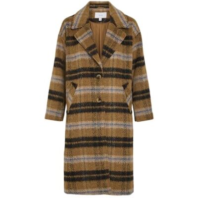 Vila Vimonta L/S New Coat, Gummi, 40 Vila Vimonta L/S New Coat, Gummi, 40