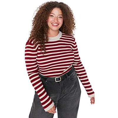 Trendyol Dam, Vinröd, 4XL Stor Trendyol Dam, Vinröd, 4XL Stor