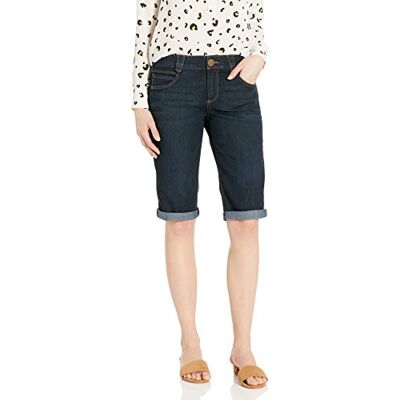 Democracy Bermudashorts för kvinnor, blå jeans Democracy Bermudashorts för kvinnor, blå jeans