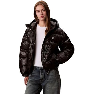 Calvin jeans dam SHINE PUFFER JACKA LV047D505G jackor, svart (svart), XL, svart (svart), XL Calvin jeans dam SHINE PUFFER JACKA LV047D505G jackor, svart (svart), XL, svart (svart), XL