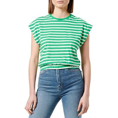 ONLY Dam ONLMAY S/S Cropped Box JRS topp, Kelly Green, L, Kelly Green, L ONLY Dam ONLMAY S/S Cropped Box JRS topp, Kelly Green, L, Kelly Green, L