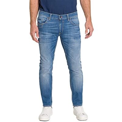 Pioneer Herrbyxor 5 fickor stretch denim jeans, havsblå mode vintage, 31 W/34 l, Ocean Blue Fashion Vintage, 31W x 34L Pioneer Herrbyxor 5 fickor stretch denim jeans, havsblå mode vintage, 31 W/34 l, Ocean Blue Fashion Vintage, 31W x 34L