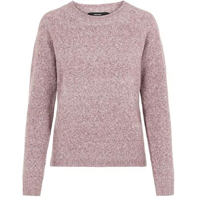 VERO MODA dam VMDOFFY LS O-hals blus GA NOOS 10201022, Röd (Port Royale/W Vit melange), XS VERO MODA dam VMDOFFY LS O-hals blus GA NOOS 10201022, Röd (Port Royale/W Vit melange), XS