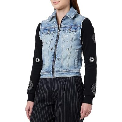 Desigual JACKET_ZENKI, 5053 DENIM MEDIUM TVÄTT, XS, blå, XS Desigual JACKET_ZENKI, 5053 DENIM MEDIUM TVÄTT, XS, blå, XS