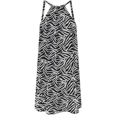 ONLY Onlnova Life Vis Lea Dress AOP, svart, XL ONLY Onlnova Life Vis Lea Dress AOP, svart, XL