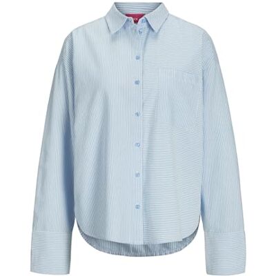 JJXX JXSIVA Oxford LS skjorta WVN, Liten pojke blå/detalj: ränder, M JJXX JXSIVA Oxford LS skjorta WVN, Liten pojke blå/detalj: ränder, M