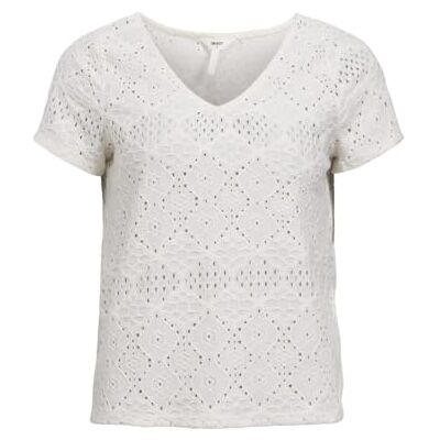 Object dam Objfeodora S/S V-hals Topp Noos Blus Object dam Objfeodora S/S V-hals Topp Noos Blus
