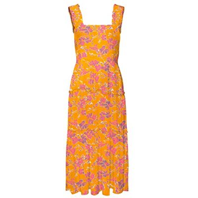 VERO MODA damklänning VMMENNY midiklänning, Raderande gul/aop: mille, M VERO MODA damklänning VMMENNY midiklänning, Raderande gul/aop: mille, M