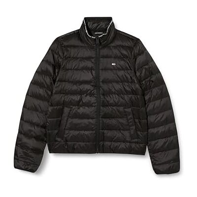 Tommy Jeans Dam Tjw quiltade blixtlås genom vadderade jackor, Svart, XXS Tommy Jeans Dam Tjw quiltade blixtlås genom vadderade jackor, Svart, XXS