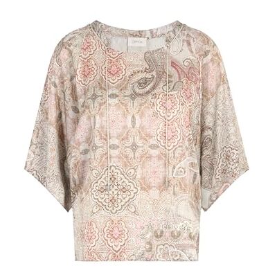 Cartoon Tecknad damblus ledig med mönster, Beige, 40 Cartoon Tecknad damblus ledig med mönster, Beige, 40
