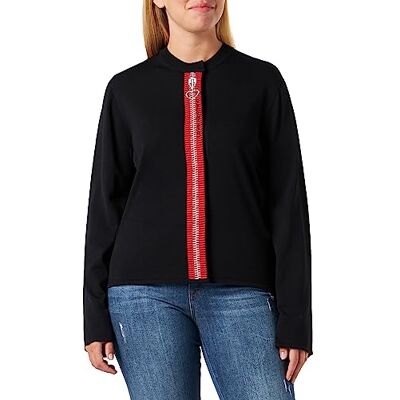 Love Moschino Damkofta jacka, svart, 38 SE Love Moschino Damkofta jacka, svart, 38 SE