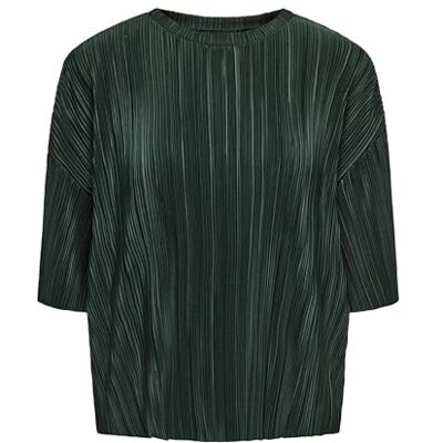 ONLY Onlravenna S/S Plisse Top Noos JRS, Scarab, M ONLY Onlravenna S/S Plisse Top Noos JRS, Scarab, M