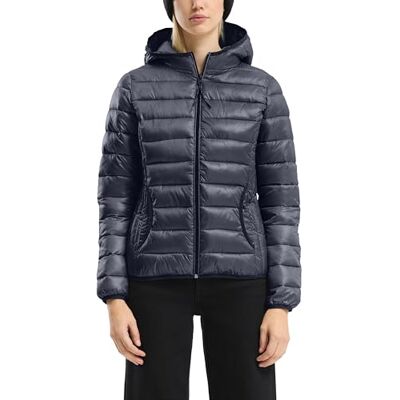 QS quiltad jacka, blå, XL QS quiltad jacka, blå, XL