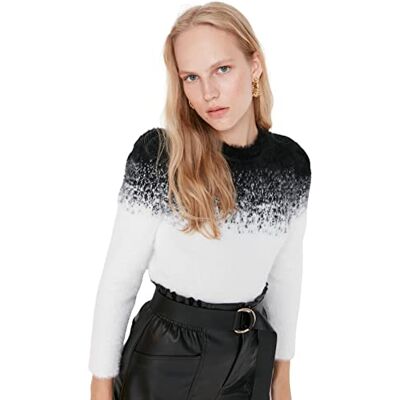 Trendyol Polyester tröja svart normal S svart, Svart, S Trendyol Polyester tröja svart normal S svart, Svart, S