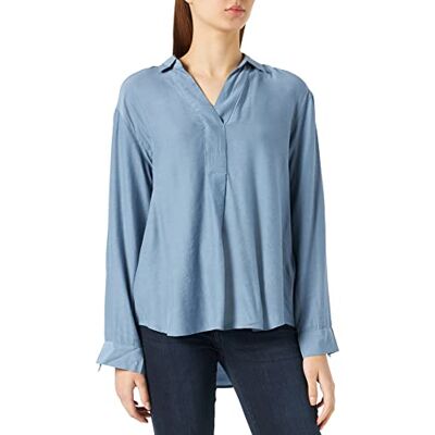 TOM TAILOR Damer Basic blus 1030320, 28800 Faded Denim Blue, 32 TOM TAILOR Damer Basic blus 1030320, 28800 Faded Denim Blue, 32
