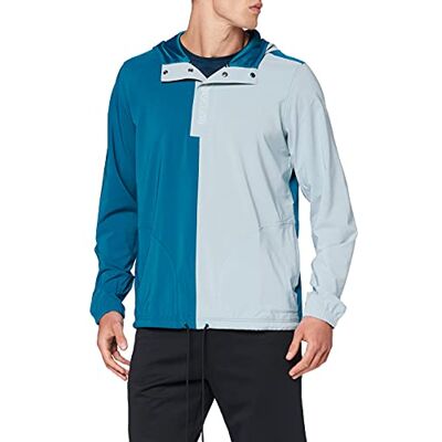 Under Armour Baseline vävd jacka värmande topp Teal Vibe/Harbor Blue/Pitch Gray (417) M Under Armour Baseline vävd jacka värmande topp Teal Vibe/Harbor Blue/Pitch Gray (417) M