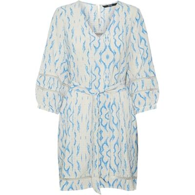 VERO MODA dam Vmkarin Jill 3/4 Short Dress Wvn Ga Sommarklänning VERO MODA dam Vmkarin Jill 3/4 Short Dress Wvn Ga Sommarklänning