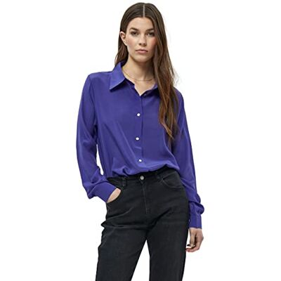 Minus Dam Caty Silk Shirt 2, Kungsblå, 12, Kungsblå, 38 SE Minus Dam Caty Silk Shirt 2, Kungsblå, 12, Kungsblå, 38 SE